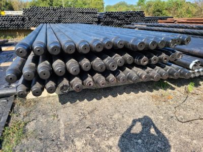 6 3/4 New Drilco Spiral Drill Collars with slip and elevator Recesses and Hardband 2 13/16ID with NC50 Conns